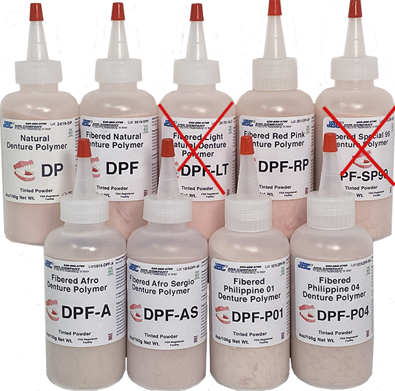 DP: DENTURE PINK POLYMERS